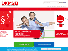 Tablet Screenshot of dkms.pl